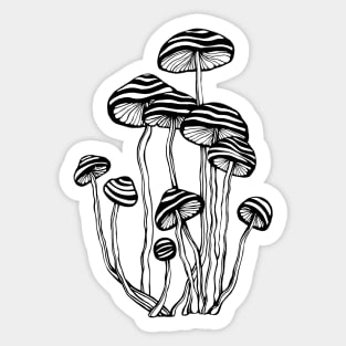 Mushrooms Sticker